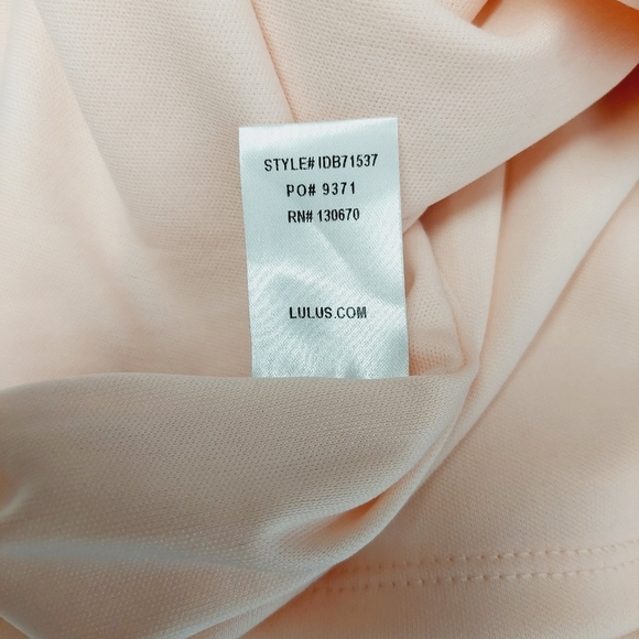 New LULUS Perfect Opportunity Pale Blush Maxi Dress P5426 - Picture 11 of 12